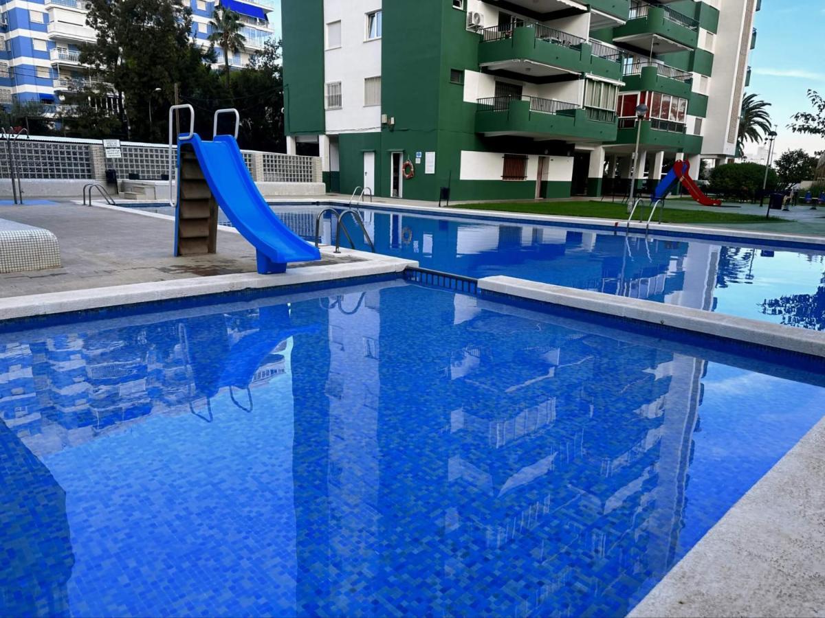 ベニカシムPiso A Pie De Playa Con Piscina Y Vistas Al Marアパートメント エクステリア 写真