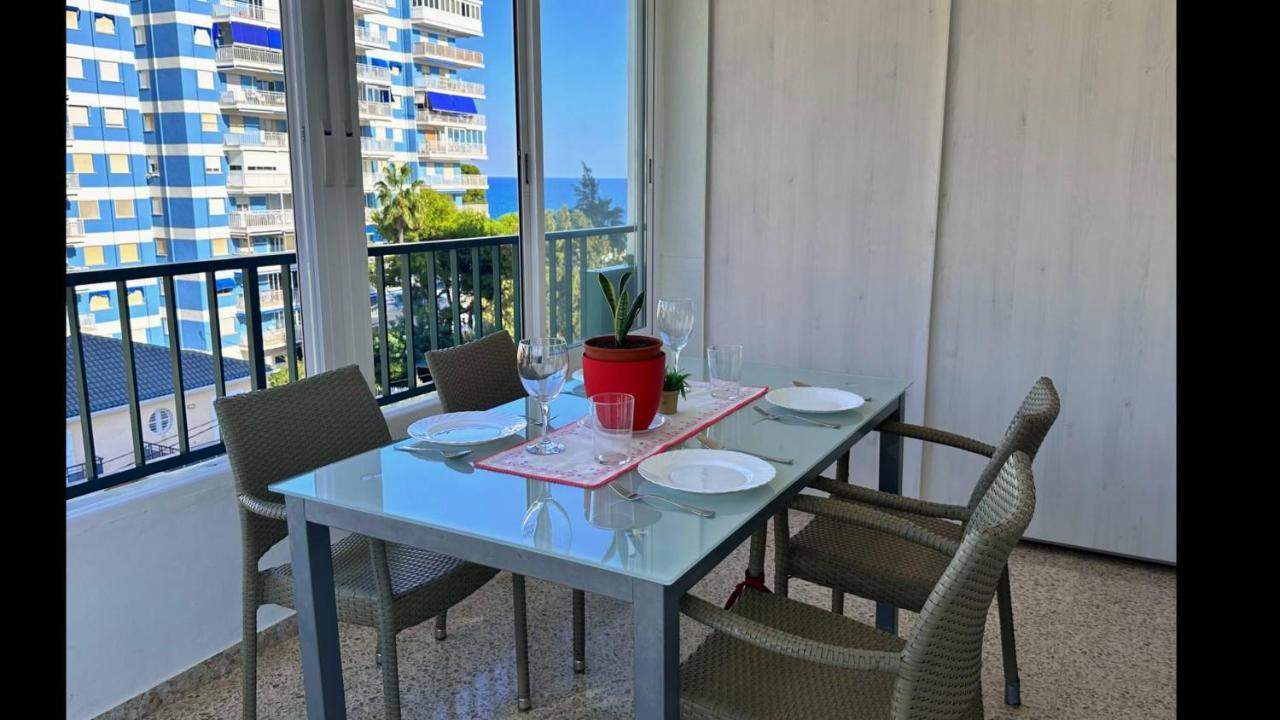 ベニカシムPiso A Pie De Playa Con Piscina Y Vistas Al Marアパートメント エクステリア 写真